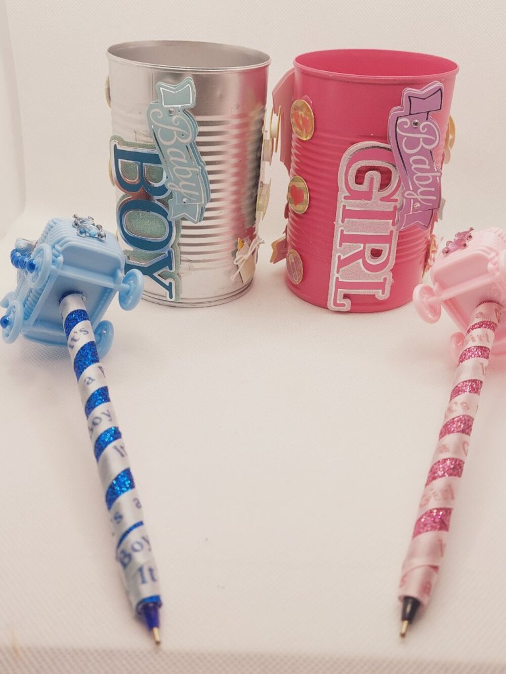 Pink & Blue Twin Baby Writing Pen Set (B-STRO.0)